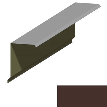 Lemování okraje RS360Q PU 50 MAX s okapnicí MM020 hnědá