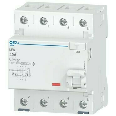 Chránič proudový OEZ LFN-40-4-300A