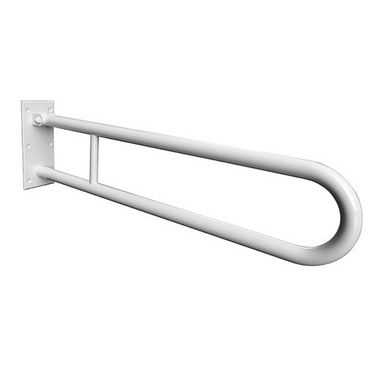 Úchyt sklopný ve tvaru U Bemeta Help s držákem TP 850 mm bez krytky bílá