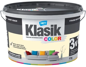 Malba interiérová HET Klasik Color žlutý vanilkový, 4 kg