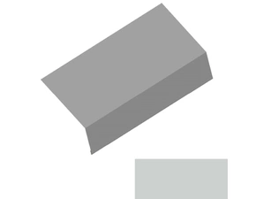 Okapový plech RS250S-150 SP 25 RAL 9006 stříbrná