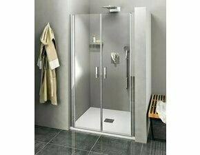 Dveře sprchové Polysan Zoom 1 000 mm chrom/čiré sklo