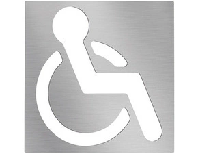 Piktogram čtverec Bemeta invalidé nerez matný