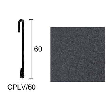 Krycí profil Profilpas PROTEC CPLV/60 antická šedá