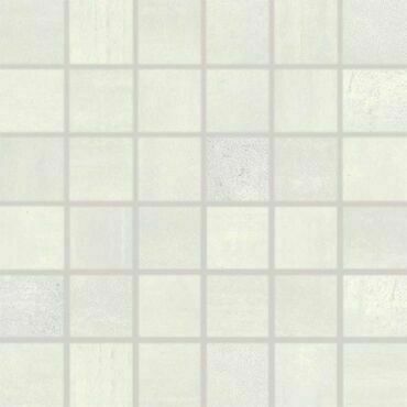 Mozaika Rako Rush 5×5 cm (set 30×30 cm) světle šedá WDM05521