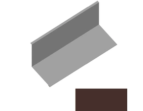 Lemování ke zdi rovnoběžné s okapem RS250S-135 PU 50 MAX MM020 hnědá