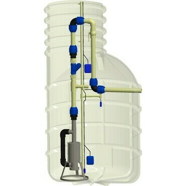 Set bez šachty Pumpa Master set INOX Morava 5-16-J 1,1 kW kabel 10 m 400 V