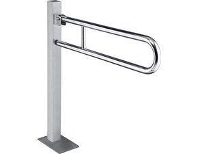 Úchyt sklopný ve tvaru U Bemeta Help ukotvený do země 813 mm bez krytky nerez lesklý