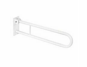 Úchyt sklopný ve tvaru U Bemeta Help 813 mm bílá s aretací