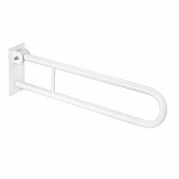 Úchyt sklopný ve tvaru U Bemeta Help 813 mm bílá s aretací