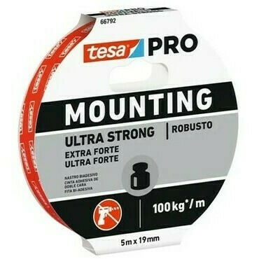 Páska oboustranná Tesa PRO Mounting Ultra Strong 19 mm/1,5 m