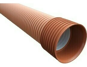 Trubka korugovaná Plasticor SN 8 DN 300 délka 6 000 mm