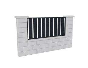 Výplň plotová DEKMETAL STECCA 2G43A anthracite grey