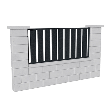 Výplň plotová DEKMETAL STECCA 2G43A anthracite grey