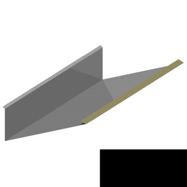 Lemování ke komínu vrchní RS416V-75 SP 25 RAL 9005 černá