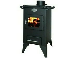 Kamna krbová Zvezda Retro černá