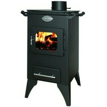 Kamna krbová Zvezda Retro černá