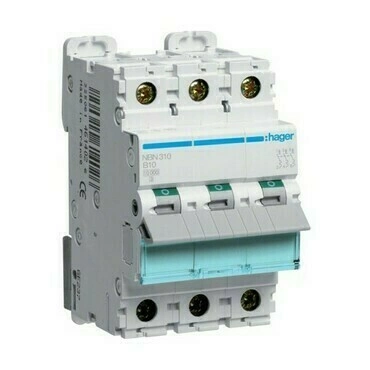 Jistič Hager NBN310 10 kA B 10 A