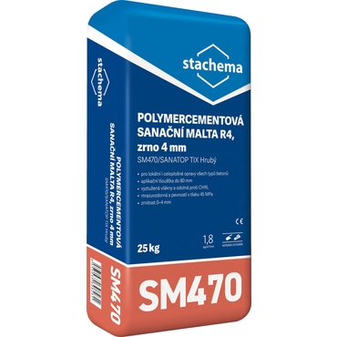 Hmota reprofilační Stachema SM470 / SANATOP TIX hrubá 25 kg