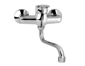 Baterie dřezová nástěnná Mereo Sonáta CB30101N 150 mm chrom ramínko 200 mm