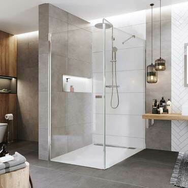 Dveře sprchové + boční stěna Mereo Novea CK14933Z 1 000×1 200 mm chrom/čiré sklo