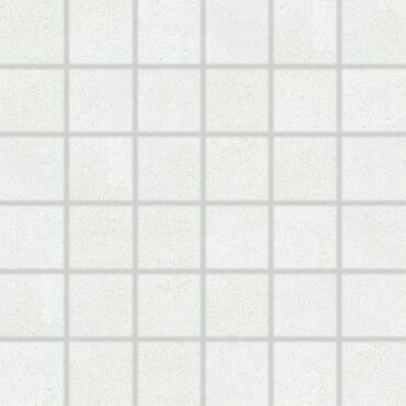 Mozaika Rako Betonico 5×5 cm (set 30×30 cm) bílošedá DDM06790