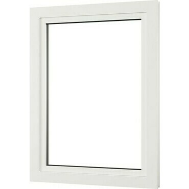 Okno plastové VIVA LINE bílé levé 900 × 900 mm