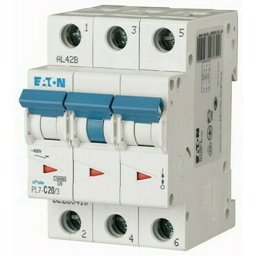 Jistič Eaton PL7-D20/3 10 kA D 20 A