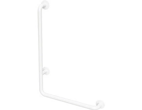 Držadlo nástěnné opěrné Bemeta Help 890 mm levé bez krytky bílé