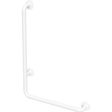 Držadlo nástěnné opěrné Bemeta Help 890 mm levé bez krytky bílé