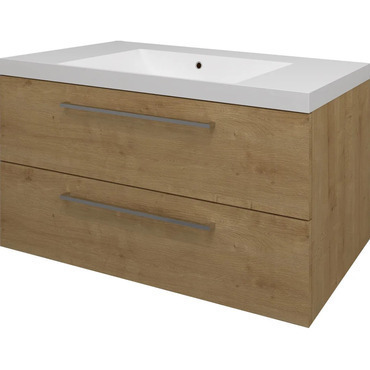 Skříňka s umyvadlem EBS Pure 1 010×580×460 mm dub Arlington PURE101DA