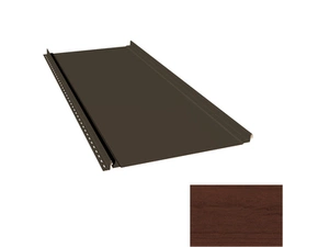Krytina plechová LINEDEK 485 Flat Imitace 7DTAA tmavé dřevo