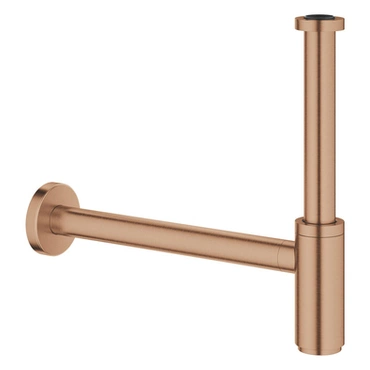 Sifon umyvadlový celokovový Grohe DN 32 s převlečnou maticí kartáčovaný Warm Sunset 28912DL0