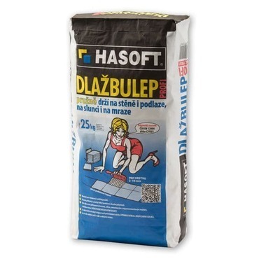 Lepidlo na obklady a dlažby Hasoft Dlažbulep 25 kg