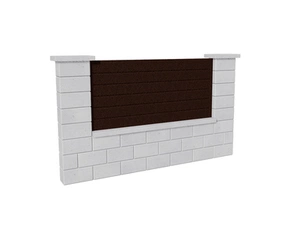 Výplň plotová DEKMETAL CANTO MIC82 corten dark