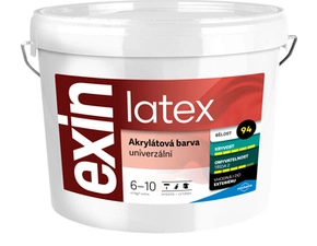Barva akrylátová Stachema EXIN LATEX 94% bílá, 15 kg