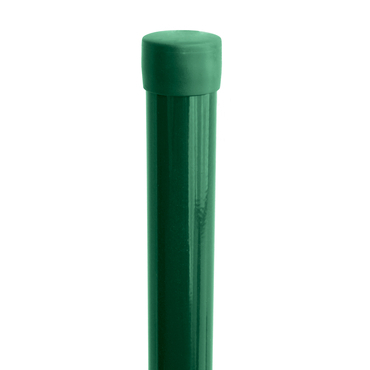 Sloupek kulatý Ideal Zn + PVC bez příchytky zelený průměr 48 mm výška 1,75 m