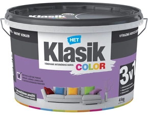 Malba interiérová HET Klasik Color fialový šeříkový, 4 kg