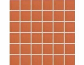 Mozaika sklo Rako Fashion 5×5 cm (set 30×30 cm) oranžová VDM05048