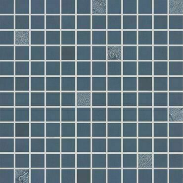 Mozaika Rako Up 2,5×2,5 cm (set 30×30 cm) tmavě modrá WDM0U511