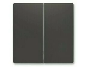 ROZBALENO Kryt 2nás pro smart switch (BLE, FoH) ZONI mat.černá ABB