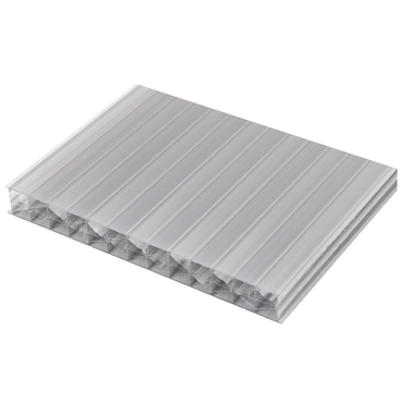 Deska polykarbonátová dutinková MULTICLEAR 16 5X SC 2UV grey 2100×7000 mm