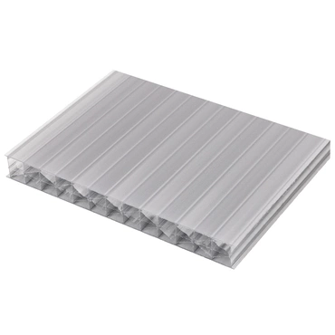 Deska polykarbonátová dutinková MULTICLEAR 16 5X SC 2UV grey 2100×5000 mm