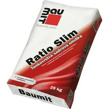 Omítka sádrová Baumit Ratio Slim 0,6 mm 25 kg