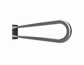 Madlo podpěrné ve tvaru U Bemeta Help 900 mm bez krytky nerez matný