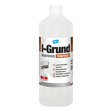 Nátěr proti skvrnám HET I-Grund bezbarvý 5 kg