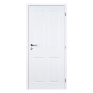 Dveře plné profilované Doornite ODYSSEUS pravé 900 mm bílé