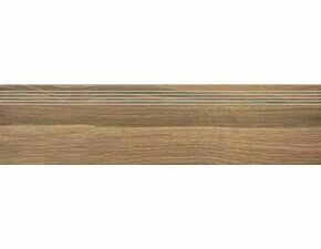Schodovka Rako Board 30×120 cm hnědá DCPVF143