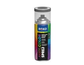 Barva akrylová vrchní Roko AKRYCOLOR Sprej myší šedá, 400 ml