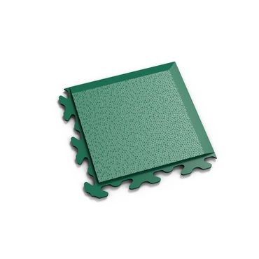 Dlaždice rohová B Fortelock Machine invisible hadí kůže GREEN